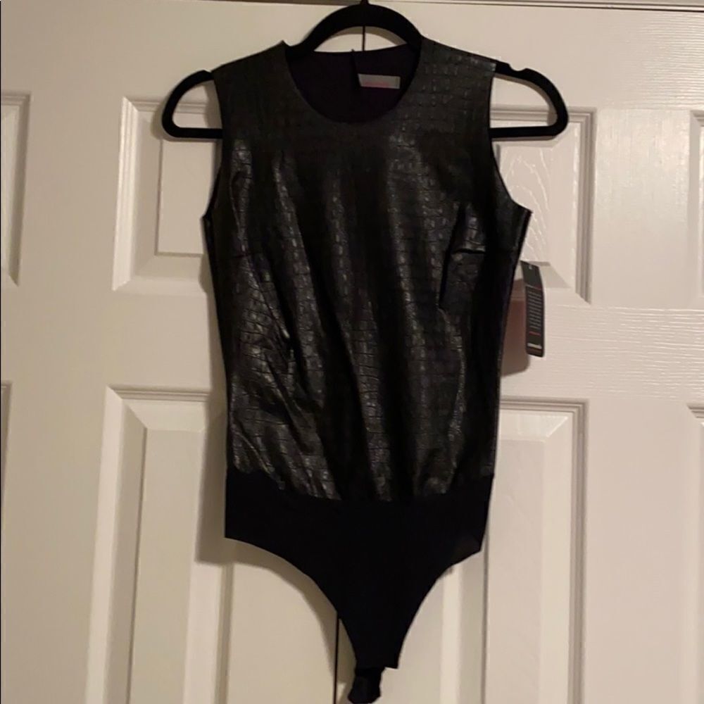Commando Faux Leather Animal Signature Bodysuit